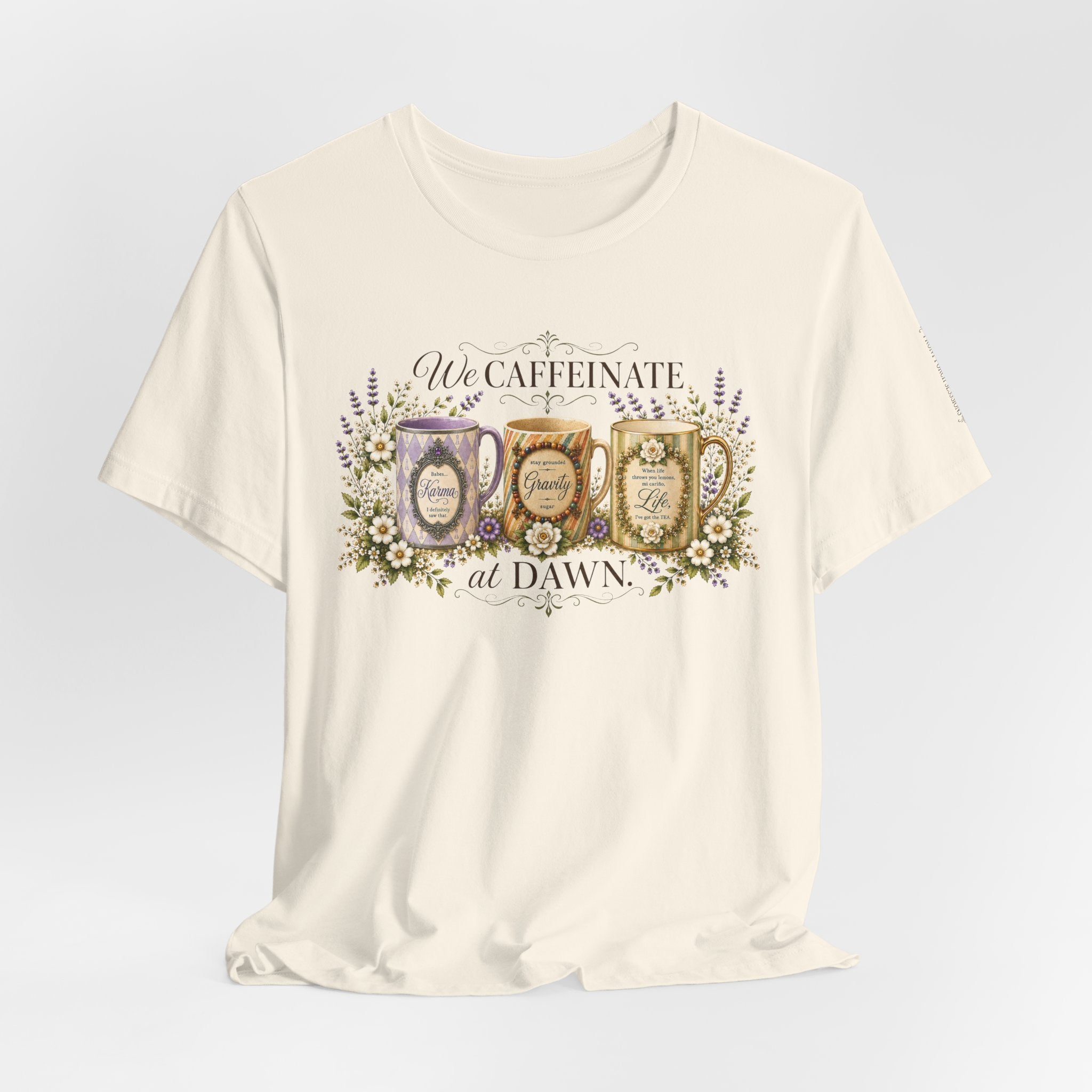 Front Porch Sessions "We Caffeinate at Dawn" Unisex T-shirt