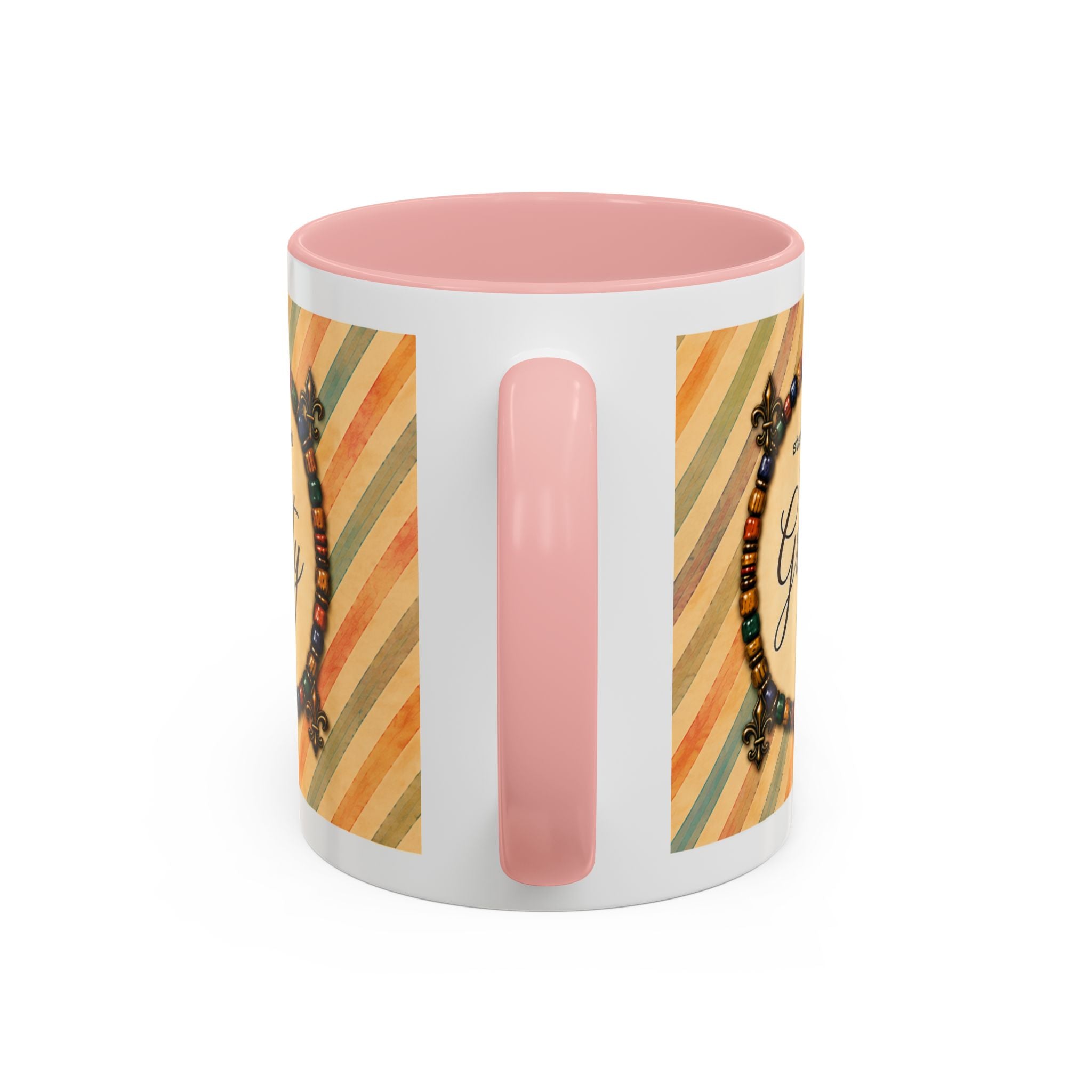 Gravity “Stay Grounded, Sugar.” Pink Accent Mug – 11 oz