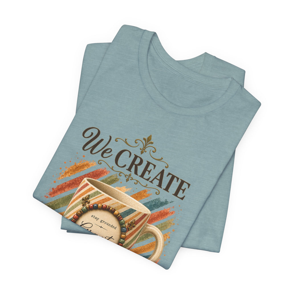 Front Porch Sessions: Gravity “We Create at Dawn” Unisex T-Shirt